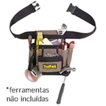BOLSA FERRAMENTA NYLON C/CINTO TOOLPC - 8UN