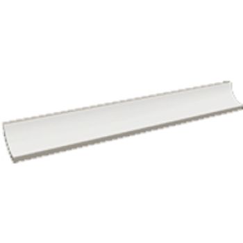 CANTONEIRA CONCAVA BRANCA - 15X3X0.6CM