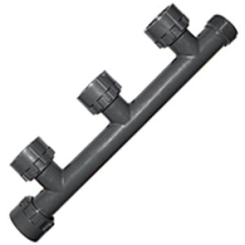 COLECTOR PVC ROSCAR - 1" - 3 VIAS
