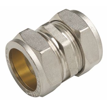 UNIAO SIMPLES BICONICO CROM - 15MM