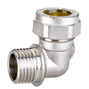 JOELHO MACHO BICONICO CROM - 15X1/2"