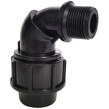 CURVA ROS/MACHO APERTO RAP.POLIET. - 20-1/2"