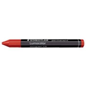 LAPIS MARCADOR CERA VERMELHO - 12UN