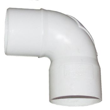 CURVA PVC BRANCA CALEIRA D-25 - 90º - 75