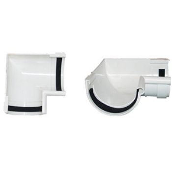CURVA P/CALEIRA PVC EXT. BRANCA D-25