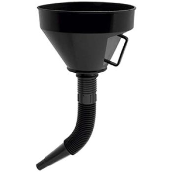 FUNIL PLASTICO ARTICULADO ECO PRETO - 26CM