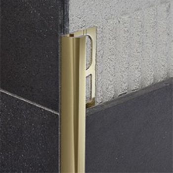 PERFIL CANTO AZULEJO ALUM/OUR - 10MM - 2.7M