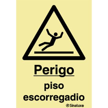 PLACA PVC PISO ESCORREGADIO