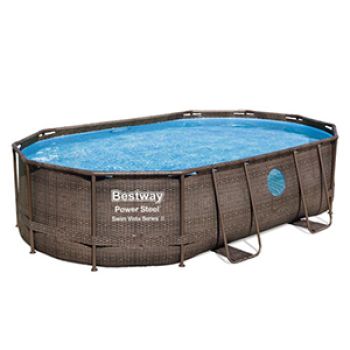 PISCINA RECTANGULAR C/BOMBA - 488X305X107CM