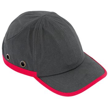 BONE ANTI-CHOQUE CINZA/VERMELHO