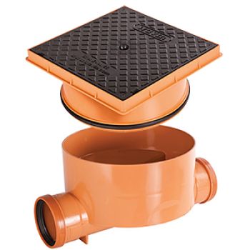 SIFAO ESGOTO EXTERIOR CALEIRA C/TAMPA 30X30- 110MM