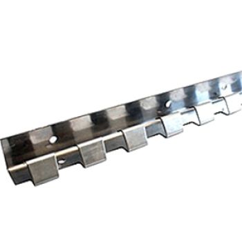PERFIL P/LAMELA PVC FLEXIVEL INOX - 120CM