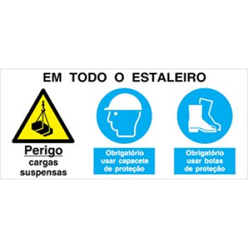 SINAL PVC OPACO - N. P3749 TIPO 1 - 90X40CM