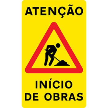 SINAL ALUM. TERMOLACADO - P9430 TIPO 1 - 60X100CM