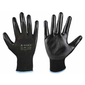 LUVA POLIEST. REVEST. LATEX POROSO (EN21420+EN388)