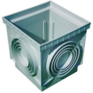 CAIXA PP CUBICA CINZA SIMPLES - 20X20CM