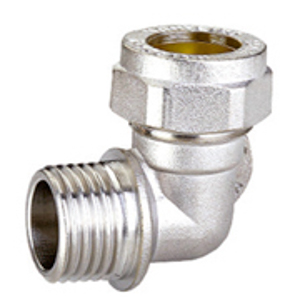 JOELHO MACHO BICONICO CROM - 15X1/2"
