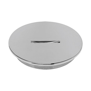 TAMPA SIFAO PVC CROM - 90MM