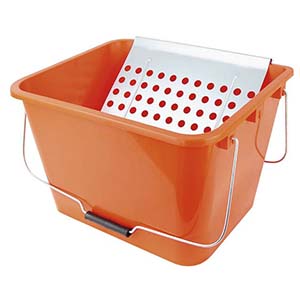 BALDE PINTURA PLAST. C/GRELHA METAL. - 16L