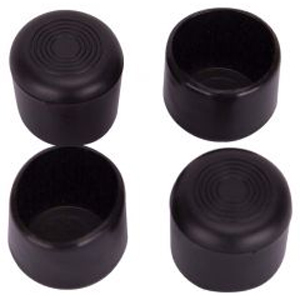 TACO PLAST. EXT. PRETO - 7/8" - 4UN