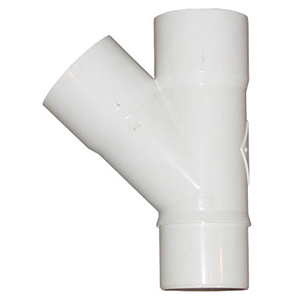 FORQUILHA CALEIRA PVC BRANCA D-25 45º - 75