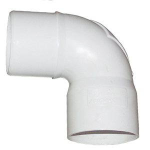 CURVA PVC BRANCA CALEIRA D-25 - 90º - 75