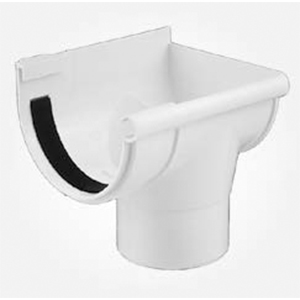 TOPO CALEIRA C/DESC.DIR. PVC BRANCO D-25