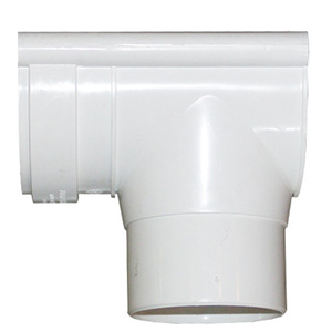 TOPO CALEIRA C/DESC.DIR. PVC BRANCO D-25