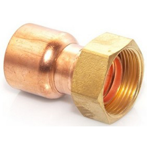 TERMINAL COBRE C/PORCA - 1/2"X15MM