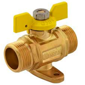 VALV. ESFERA M/M 3/4 BORB. C/BASE