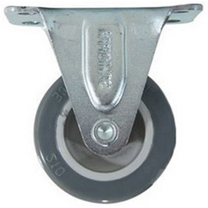 RODIZIO 50MM FIXO BORR. CINZA - 64X45 - 60MM