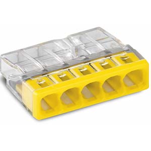 LIGADOR RAPIDO WAGO RIGIDO - 5X2.5MM - 10UN