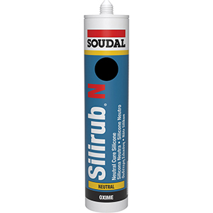 SILICONE NEUTRO SILIRUB N PRETO - 300ML
