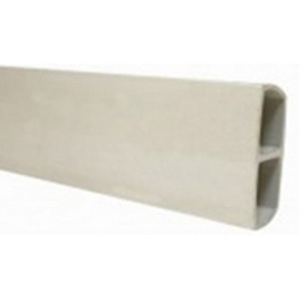 PERFIL MEIA CANA PVC - 2M
