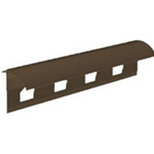 PERFIL CANTO AZULEJO PVC 9MM CASTANHO - 2.60M
