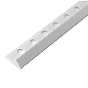 PERFIL CANTO AZULEJO PVC 12MM BRANCO - 2.60M
