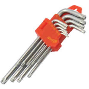 CHAVE TORX FURADA LONGA - TH10/TH50 - KIT 9PC