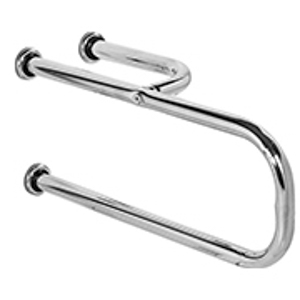 BARRA APOIO PAREDE ESQ. INOX 304 - 75X14MM Ø 32
