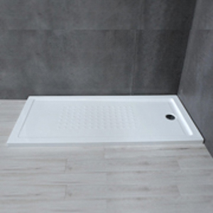 BASE CHUV. ACR. C/VALV. BRANCO GALIA - 100X70X7CM