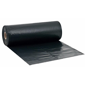 MANGA PLASTICA PRETA - 175MY/4MX100M - 400M2