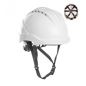 CAPACETE PROTECCAO ABS VENTILADO AJUSTE RODA E FRANCALETE - BRANCO
