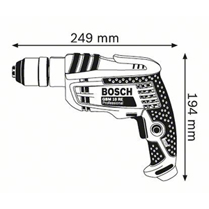 BERBEQ. GBM 10 RE - 600W