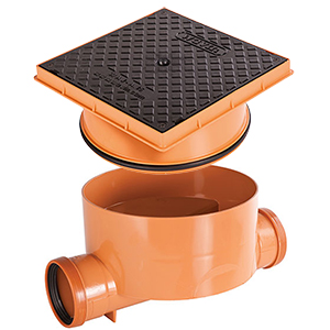 SIFAO ESGOTO EXTERIOR CALEIRA C/TAMPA 30X30- 110MM