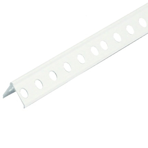 PERFIL CANTONEIRA PVC PERFURADA - 20X10MM - 3M