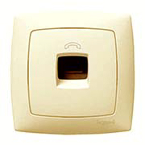TOMADA RJ12 SUNO BEGE C/ESP.