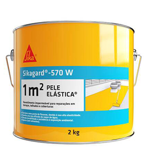 SIKAGARD 570W PELE ELASTICA - CINZA - 2KG