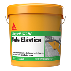 SIKAGARD 570W PELE ELASTICA - TELHA - 25KG