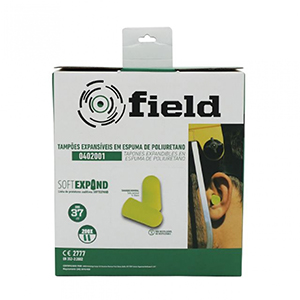 TAMPAO AURICULAR DESCARTAVEL ESPUMA PU - 20 PARES