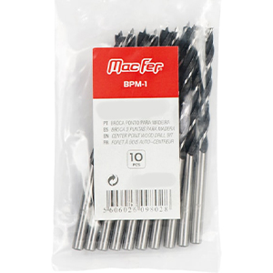 BROCA PONTO MADEIRA - 4MM - 10UN